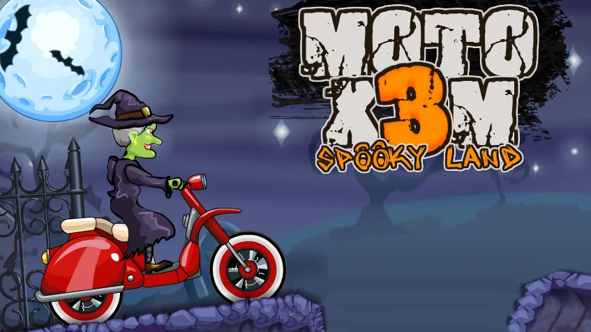 Moto X3M Spooky Land